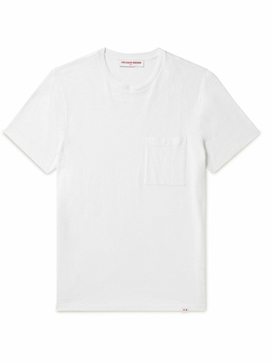 Orlebar Brown - Classic Slub Cotton-Jersey T-Shirt - White Orlebar Brown