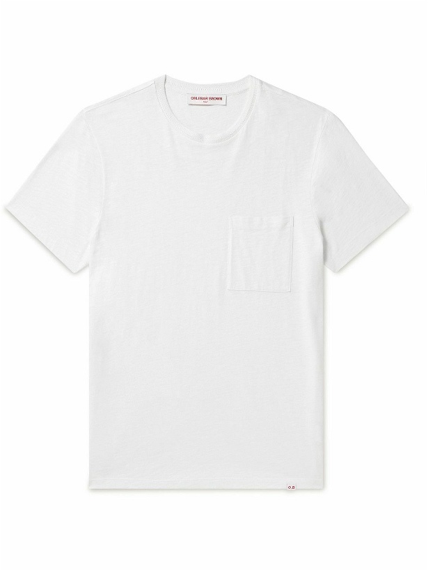 Photo: Orlebar Brown - Classic Slub Cotton-Jersey T-Shirt - White