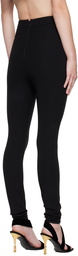 Balmain Black Button Leggings