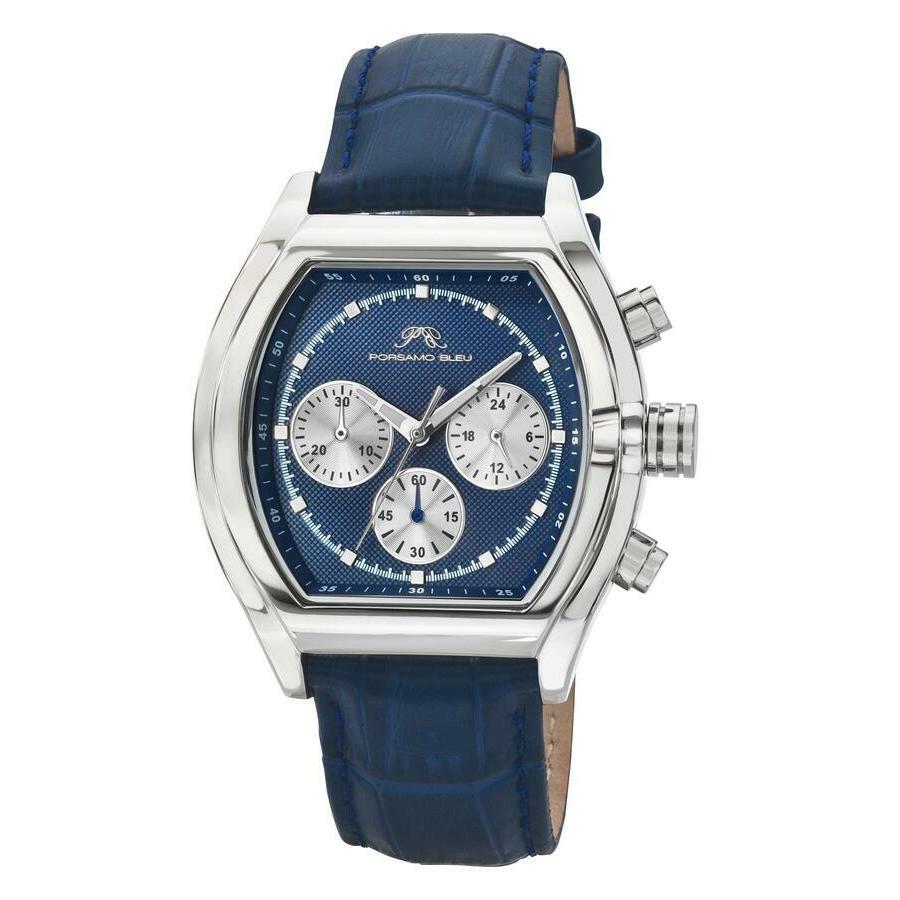 Porsamo Bleu Roman Quartz Blue Dial Mens Watch 1292EROL  display picture 3