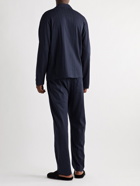 NN07 - Sleepwell Striped Cotton Pyjama Set - Blue