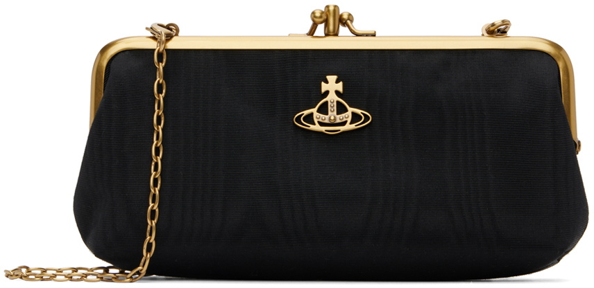 トートバッグ Vivienne Westwood Women's DB Frame Pulse Chain Bag Black Vivienne Westwood Black DB Frame Chain Bag Vivienne Westwood