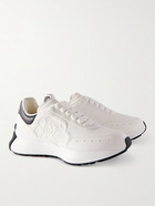 Alexander McQueen - Exaggerated-Sole Logo-Embossed Leather Sneakers - White