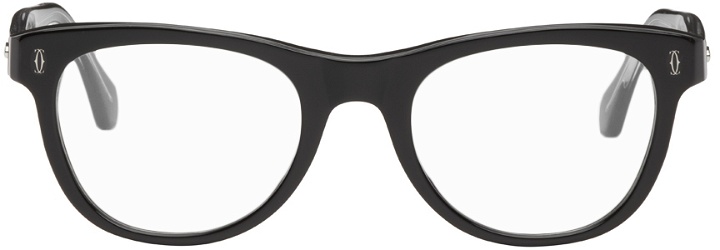 Photo: Cartier Black Rectangular Optical Glasses