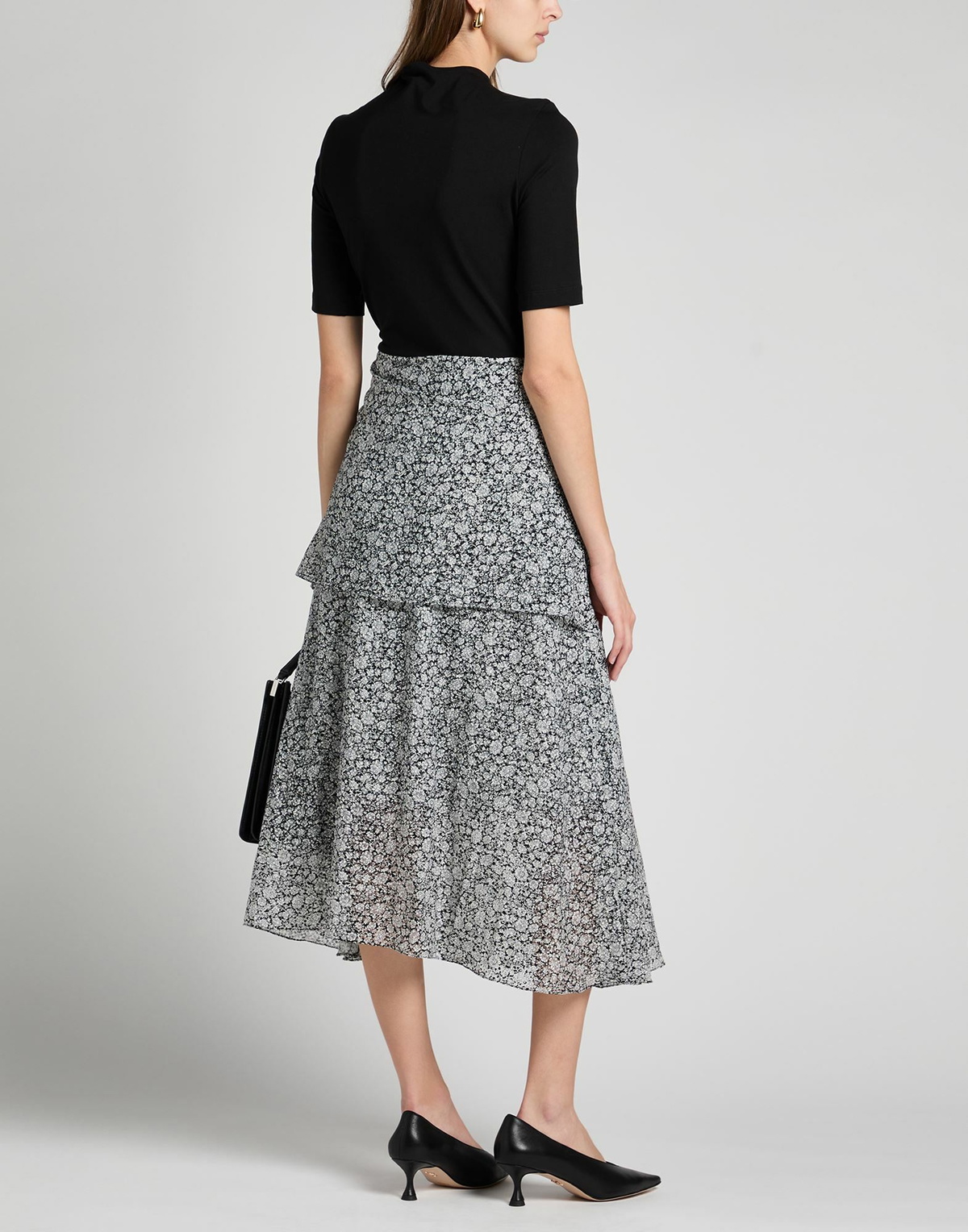 Maje Womens Midi dress in Black
