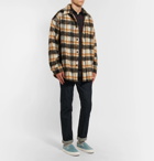 Norse Projects - Anton Button-Down Collar Checked Cotton-Flannel Shirt - Men - Burgundy