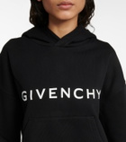 Givenchy - Cropped cotton fleece sweatshirt