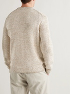 Massimo Alba - Achille Mouliné-Cotton Sweater - Neutrals