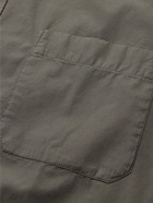 LEMAIRE - Garment-Dyed Cotton-Ventile Shirt - Gray - M