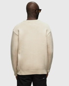 Arte Antwerp Fighters Cord Embroidery Knit Beige - Mens - Pullovers