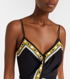 La DoubleJ Turn Around silk crêpe de chine midi dress