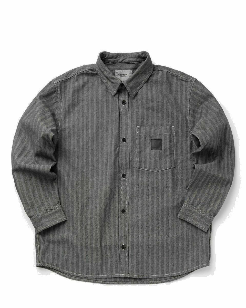 Photo: Carhartt Wip Menard Shirt Jacket Grey - Mens - Overshirts