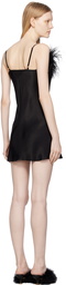 Sleeper Black Boheme Slip Minidress