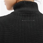 MM6 Maison Margiela Women's Short Knitted Jacket in Black