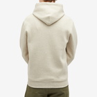 Polo Ralph Lauren Men's Double Knit Embroidered Script Logo Hoodie in Tuscan Beige Heather