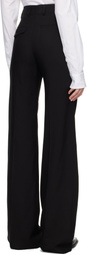 Ann Demeulemeester Black Maaike Flared Leg Comfort Trousers