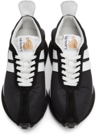 Lanvin Black & White Bumper Sneakers