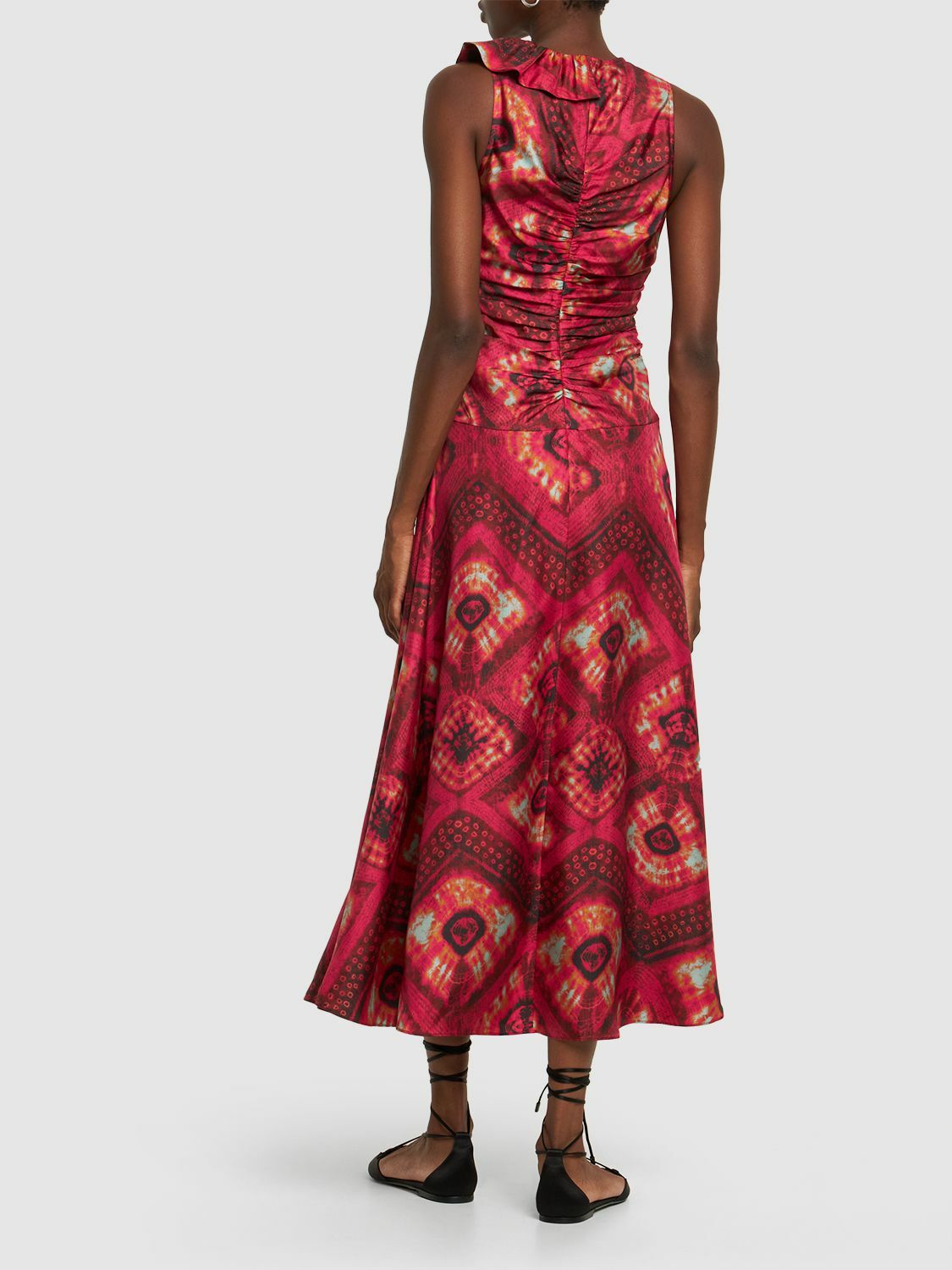 Ulla Johnson
 Alma Floral Silk Midi-Dress main image 1
