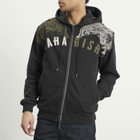 Maharishi Men's Kirin Embroidered Zip Hoodie in Black