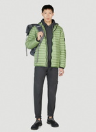 Stone Island - Hooded Puffer Jacket in Green