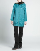Herno Womens Overcoat & Trench Coat Turquoise
