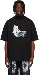 We11done Black Cotton T-Shirt