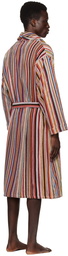 Paul Smith Multicolor Signature Stripe Robe