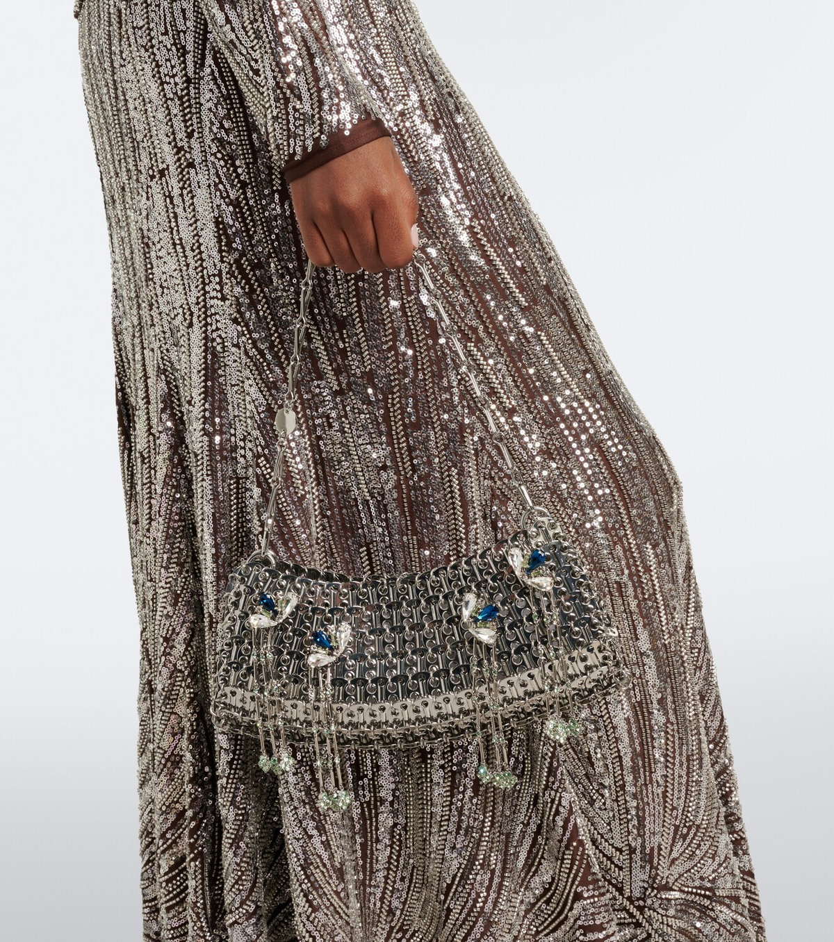 Rabanne 1969 embellished shoulder bag