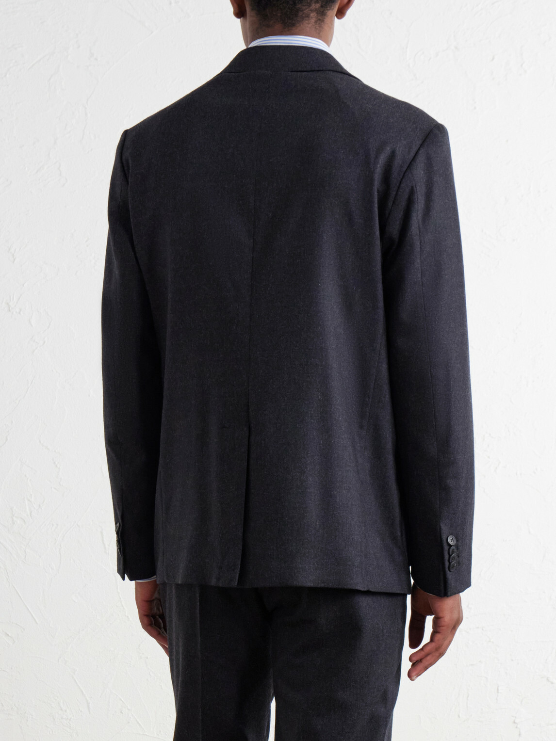 Sunspel - Wool and Cashmere-Blend Flannel Suit Jacket - Gray