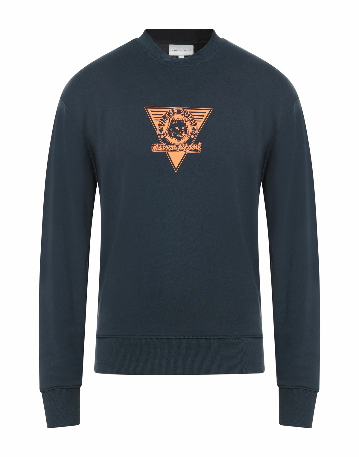 Maison Kitsuné Mens Sweatshirt Midnight in Blue