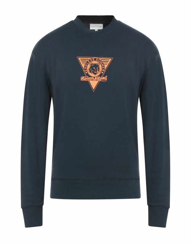 Photo: Maison Kitsuné Mens Sweatshirt Midnight in Blue