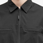 Rains Men's Tomar Zip Overshirt in Black