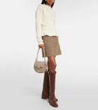 Chloé Tess Small suede crossbody bag