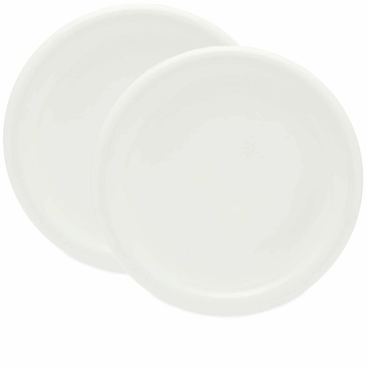 Photo: HAY Barro Dinner Plate - Set of 2 in Off-White