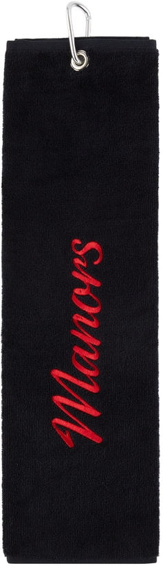 Photo: Manors Golf Black Cotton Towel