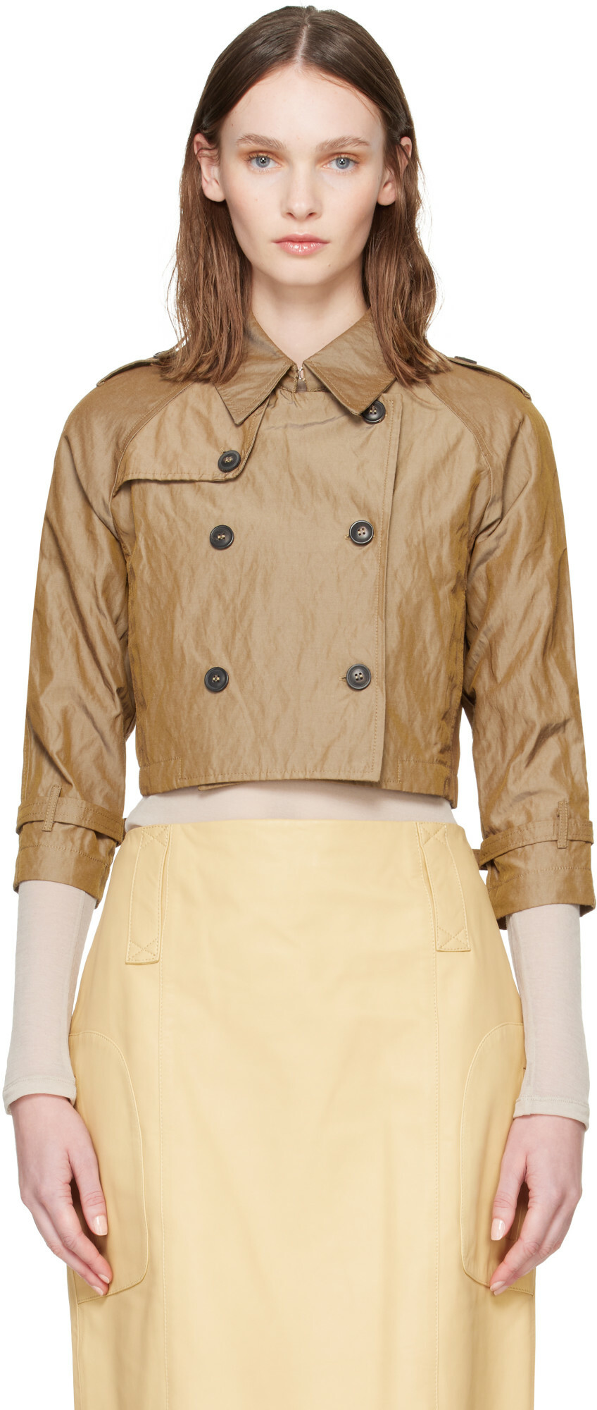 Paloma Wool Khaki Costelo Trench Coat