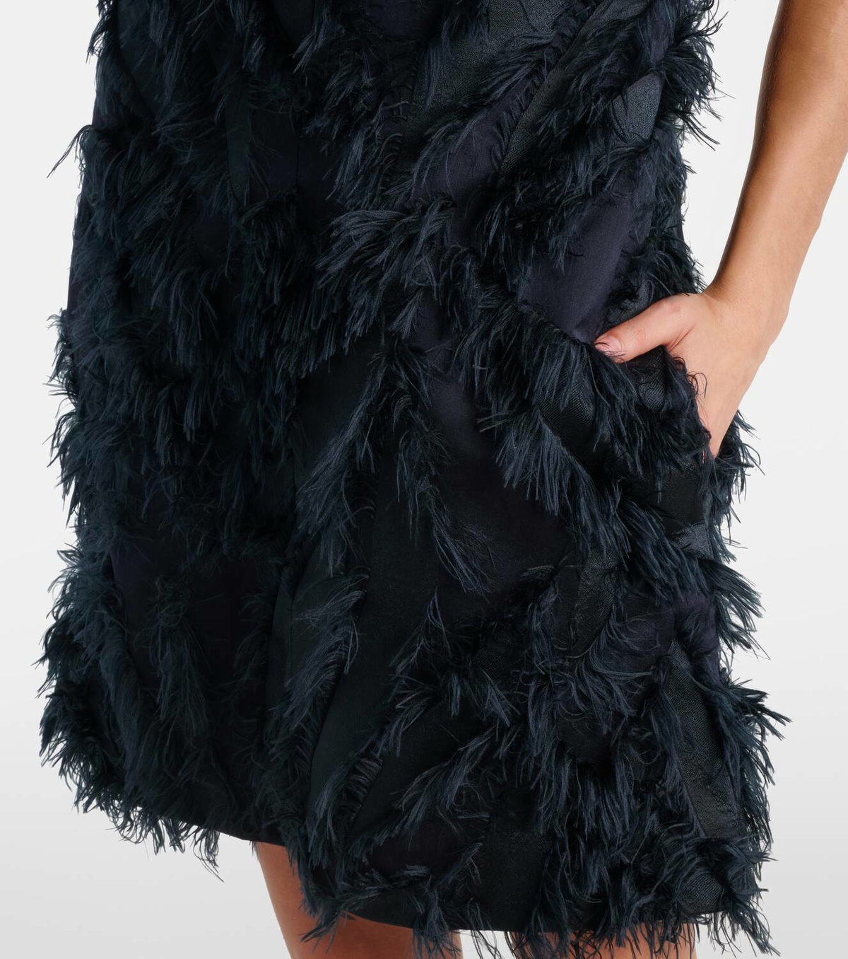 Brunello Cucinelli Fringed minidress