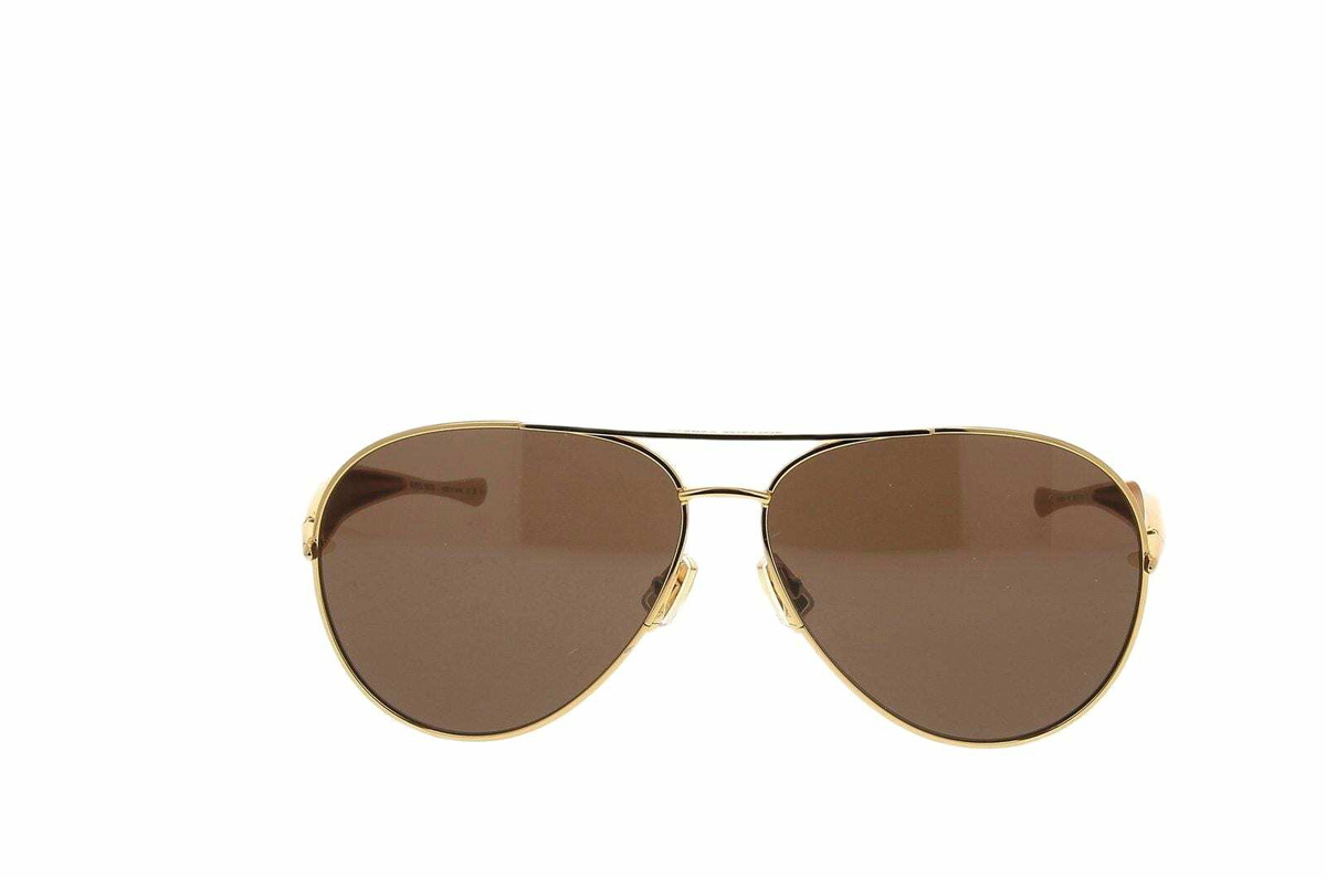 Bottega Veneta Eyewear Aviator Frame Sunglasses