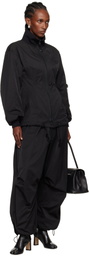 YOHJI YAMAMOTO Black Twill Parachute Lounge Pants