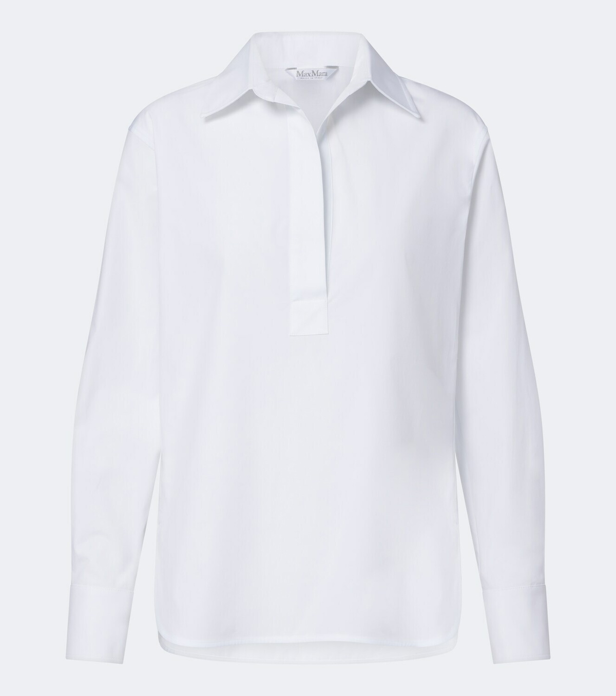 Max Mara Cotton-blend poplin shirt