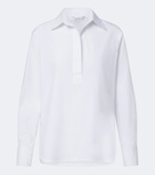 Max Mara Cotton-blend poplin shirt