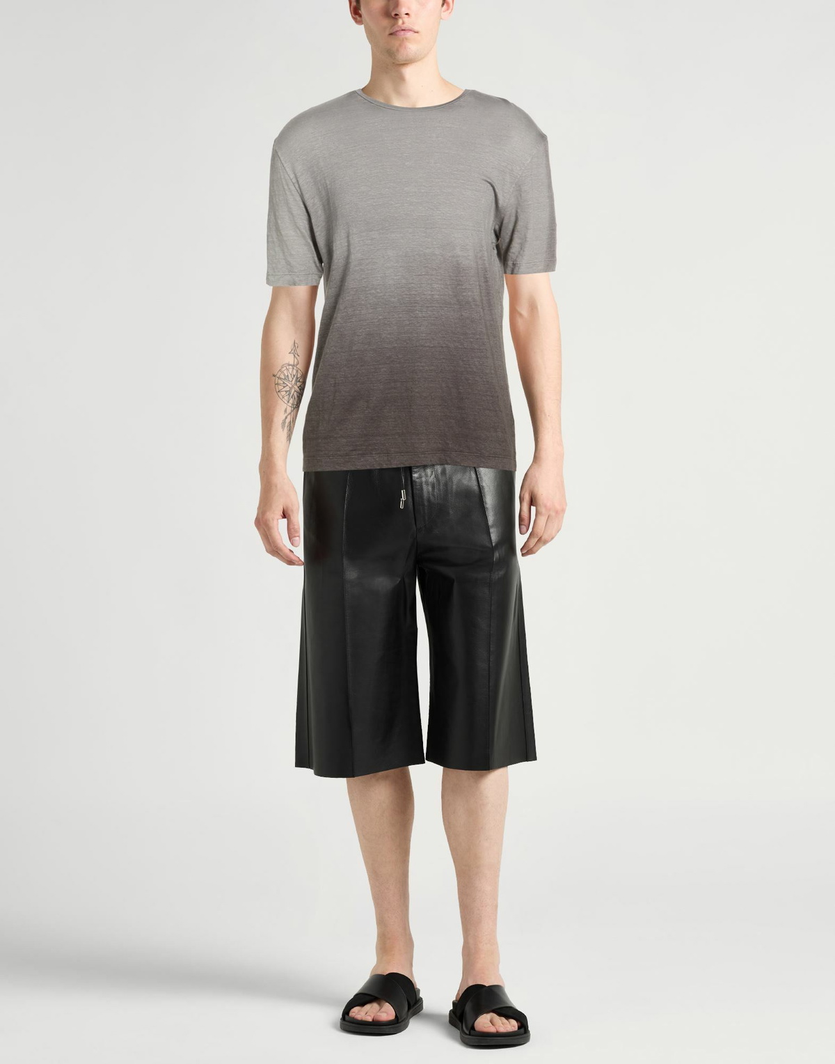Roberto Collina Mens T-shirt Light in Grey
