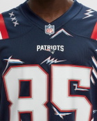 Fanatics Nike x HARD New England Patriots Game Jersey-Hunter Henry 85 Blue Men