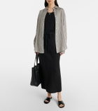 Velvet Beka linen maxi skirt