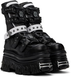 VETEMENTS Black & White New Rock Edition Gamer Boots