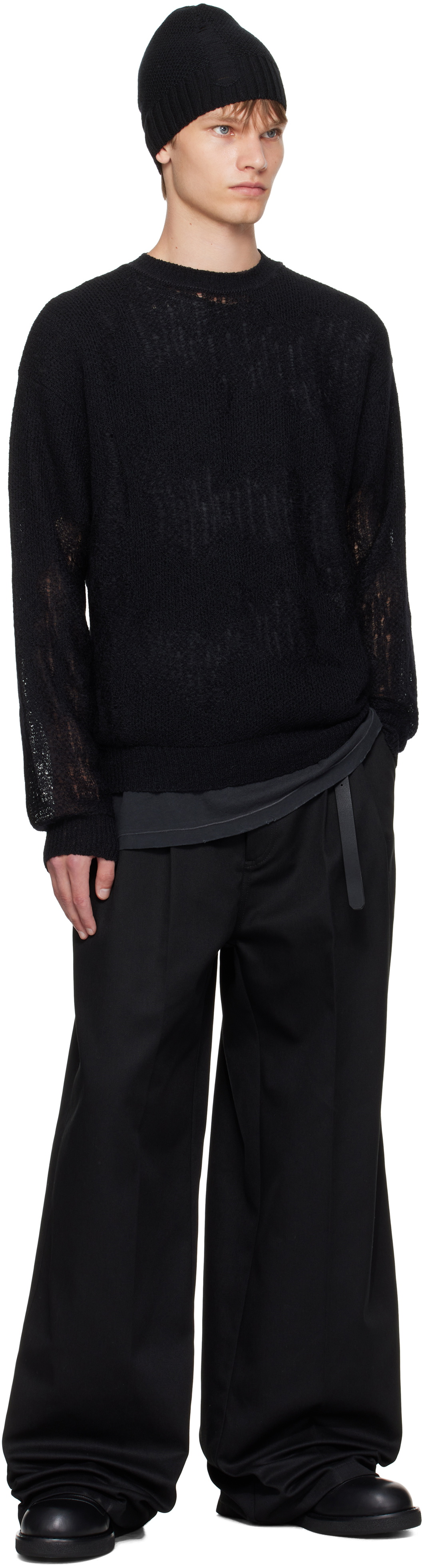 Ann Demeulemeester Black Kamillo Oversize Sweater