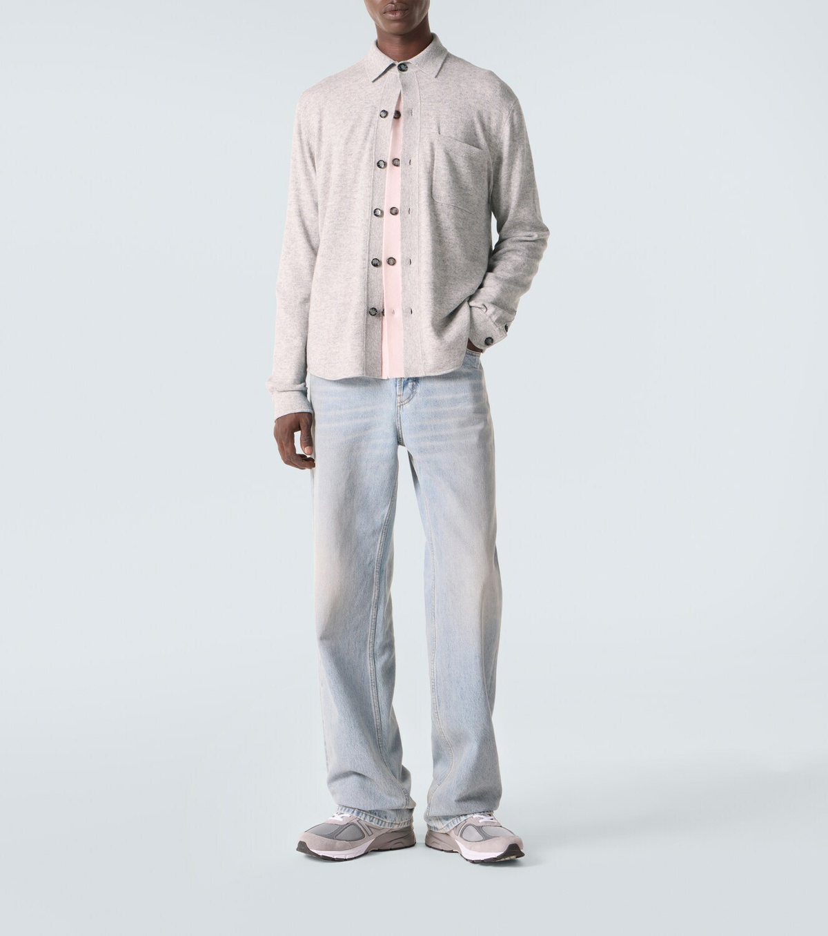 Allude Cotton and cashmere overshirt