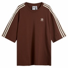 Adidas Men's Oversize T-Shirt in Auburn/Off White