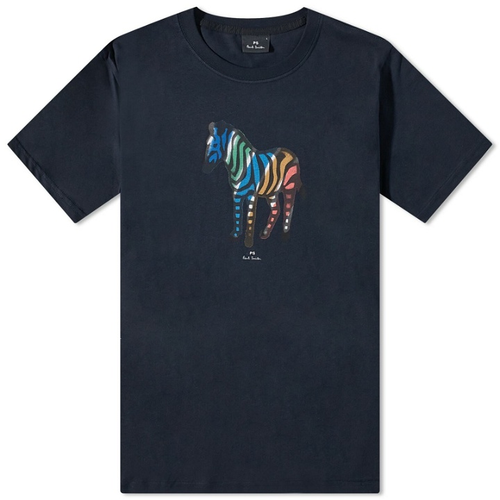 Photo: Paul Smith Men's Zebra T-Shirt in Blue