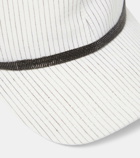 Brunello Cucinelli Linen and cotton baseball cap